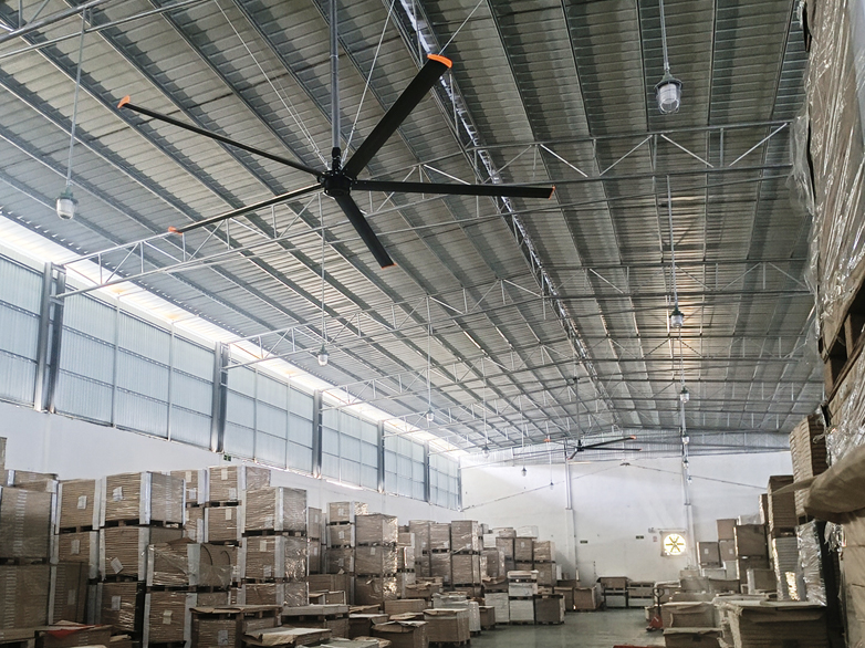 廣州市某紙制品車(chē)間通風(fēng)降溫項(xiàng)目案例